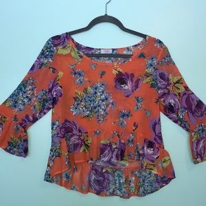 Tobi Floral Blouse